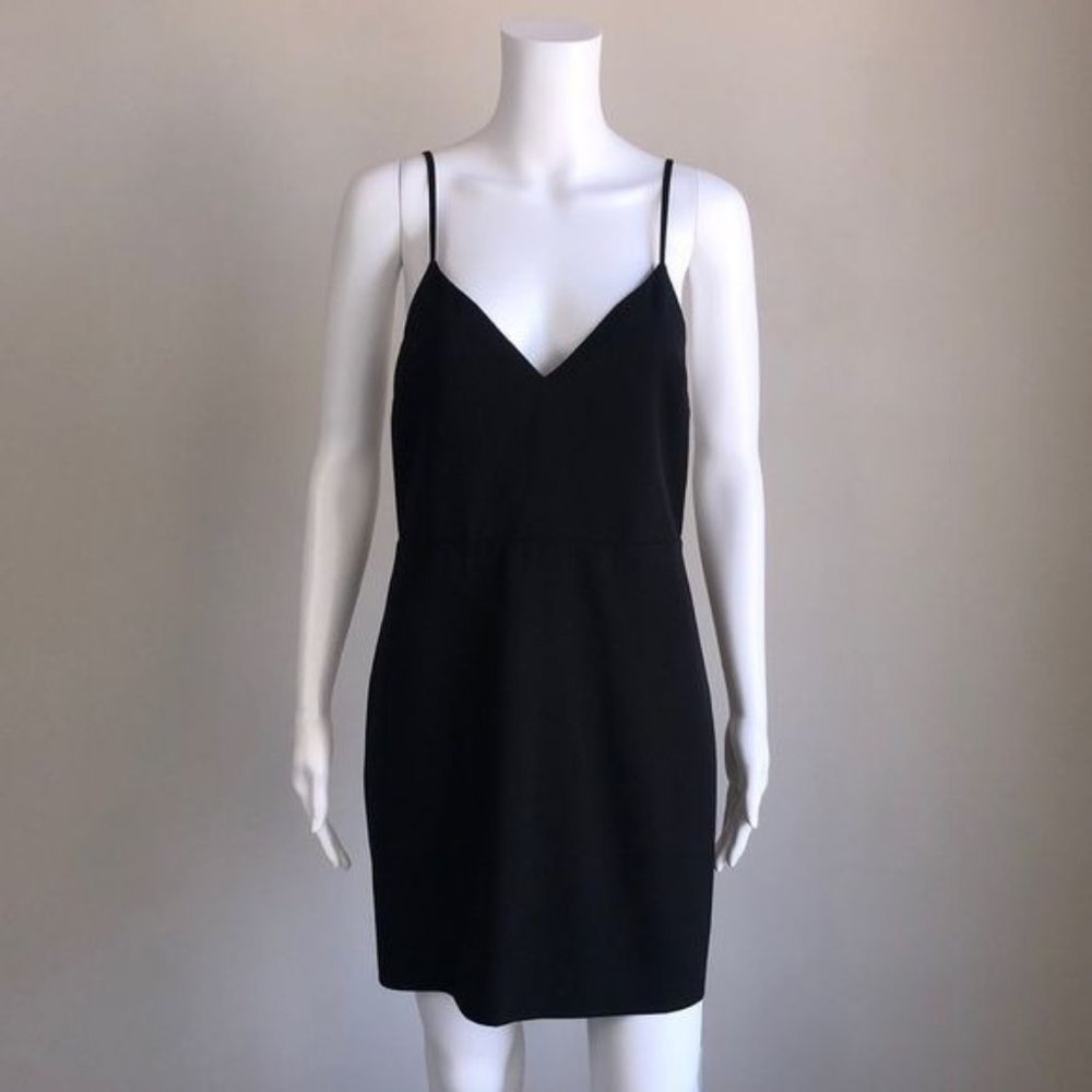 Lovers + Friends Low Open Strappy Back Mini Dress in Black - M